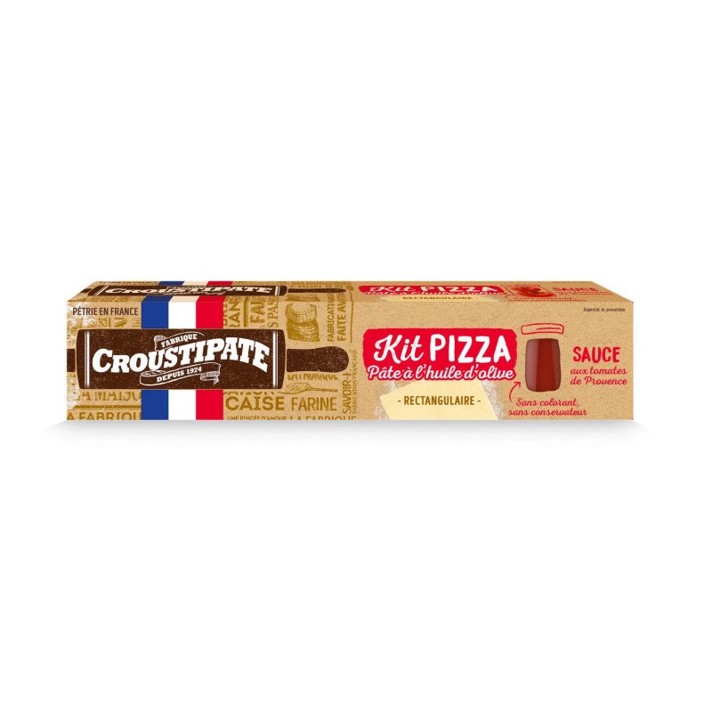 Kit Pâte à pizza Croustipate - 600g