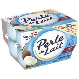 Perle de Lait Yoplait Coco - 8x125g