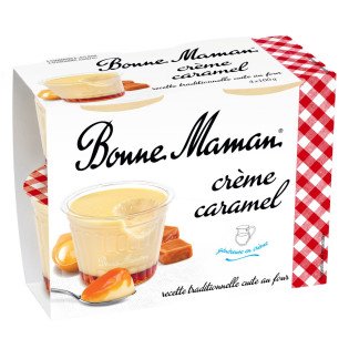 Crème Bonne Maman Caramel - 4x100g