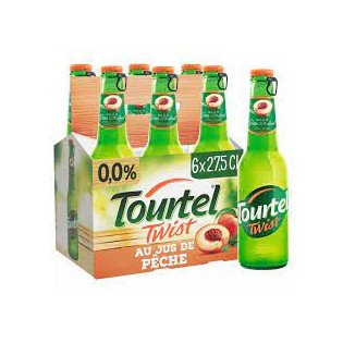 Bière sans alcool Tourtel Twist Pêche - 0.0% - 6x27.5cl