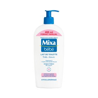 Lait de toilette Mixa Bébé Très Doux - 400ml