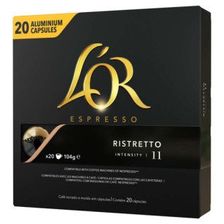 Café capsules L'OR Espresso Ristretto N°11 - x20 - 104g