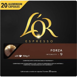 Café capsules L'OR Espresso Forza n°9 - x20 - 104g