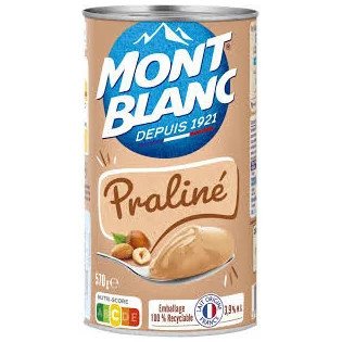 Crème dessert Mont Blanc Boîte Praliné - 570g