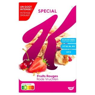 Céréales Spécial K Kellogg's Fruits rouges - 450g