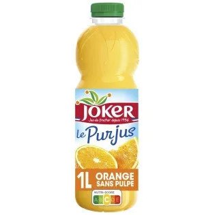 Jus Joker Orange Sans pulpe - 1L