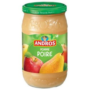 Compote Andros Pomme poire - 750g