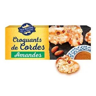 Croquants des cordes Nos Régions ont du Talent amandes - 90g