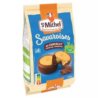 Gâteaux St Michel Savaroises Chocolat 8 sachets - 220g