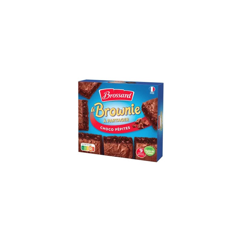 Brownie Brossard Chocolat pépites - 285g