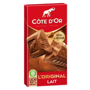 Tablette chocolat Côte d'Or Chocolat au lait - 200g