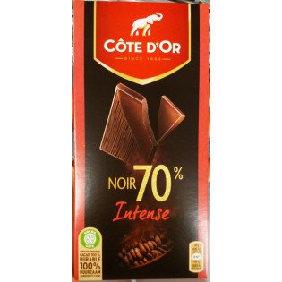 Tablette chocolat Côte d'Or Chocolat noir 70% - 100g