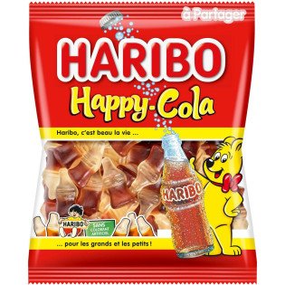 Bonbons Happy Cola Haribo Sachet - 300g