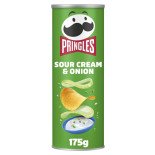 Chips Tuiles Pringles Flame Crème et Oignon - 160g