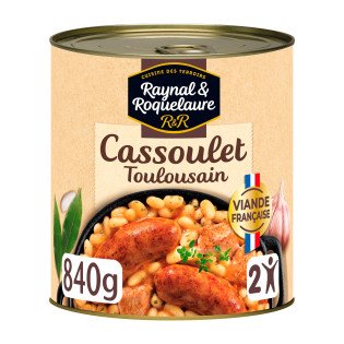 Cassoulet toulousain Roquelaure A la graisse de canard - 840g