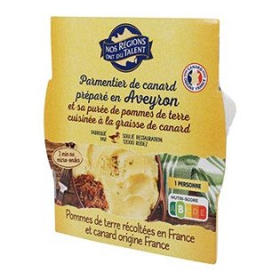 Parmentier canard Sud Ouest Nos Regions ont du Talent - 300g