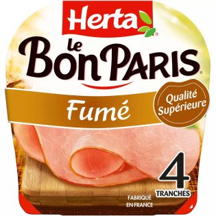 Jambon Le Bon Paris Herta Fumé x4 - 140g